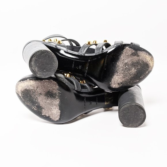SOLD Balenciaga Giant Stud Heel Sandals - Picture 6 of 8